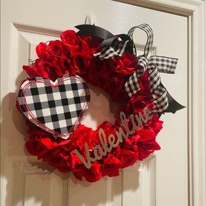 Rose filled Valentine’s Day Wreath